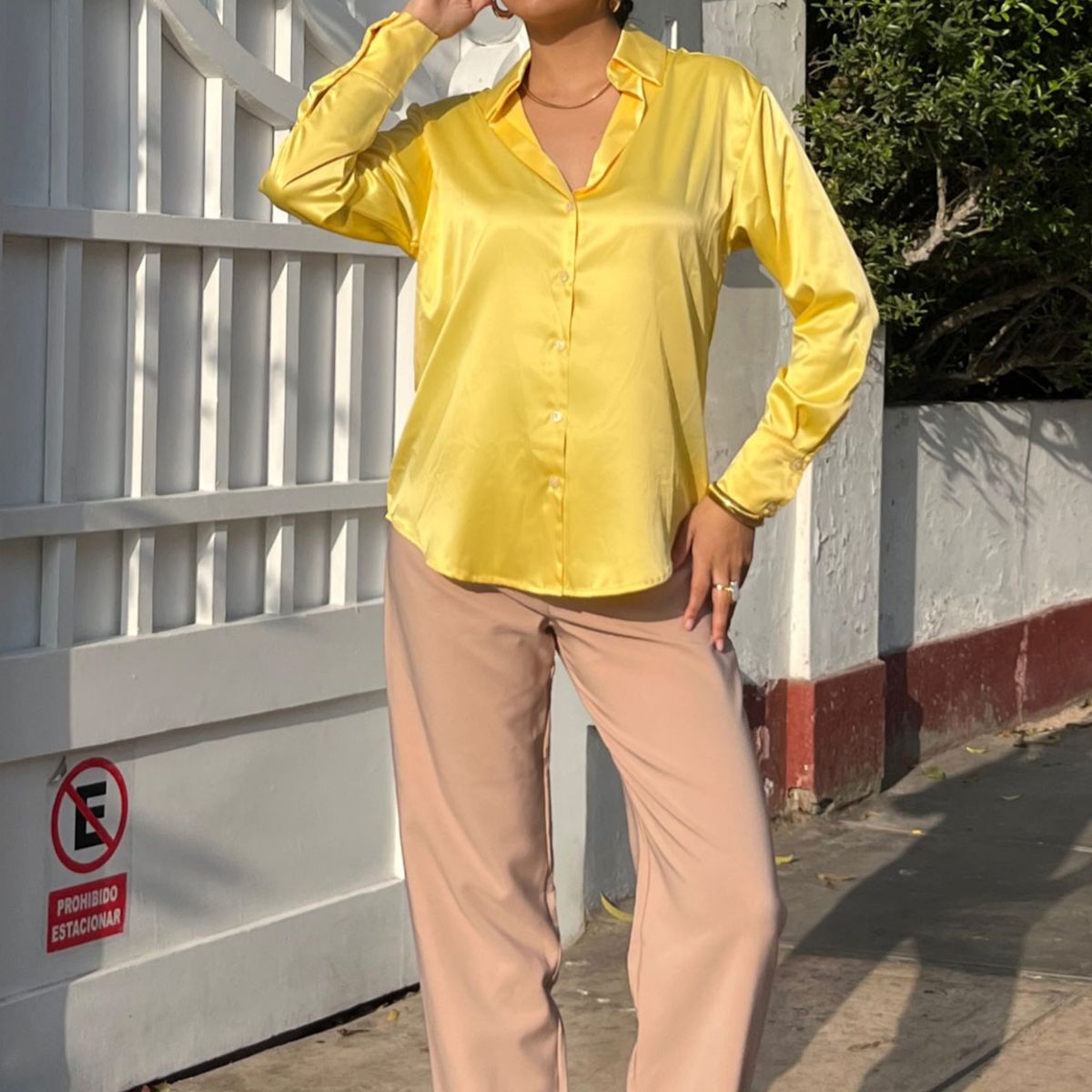 EQUI - Blusa Begonia Satinada