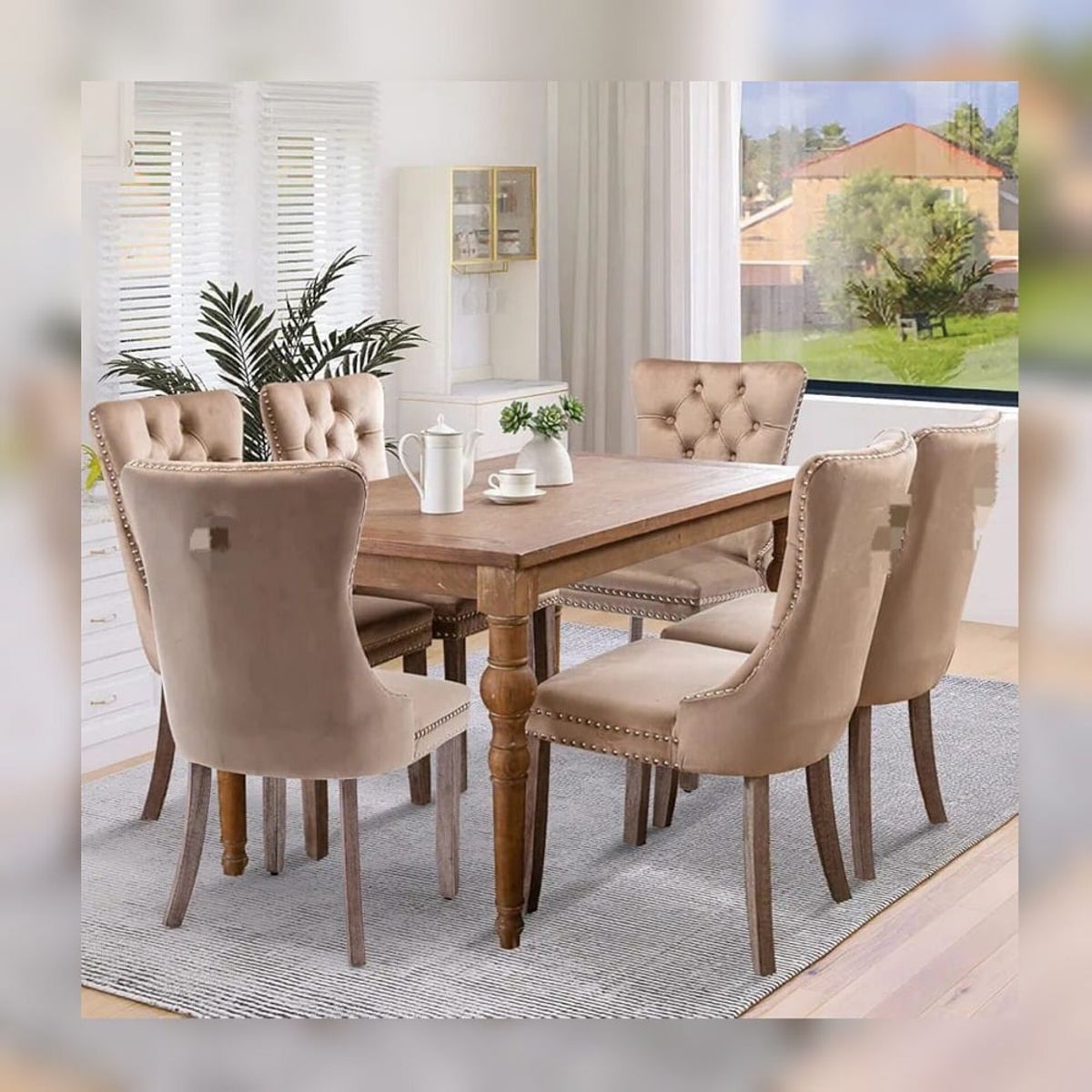 DM Comedor 6 sillas Italy Natural - Beige, marca DMUEBLES - Foto Principal