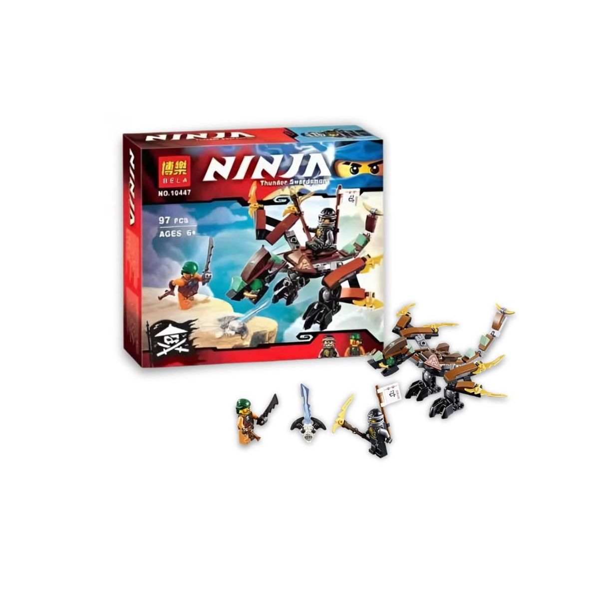 GENERICO - Bloques De Construcción Mundo Ninja 97Pcs