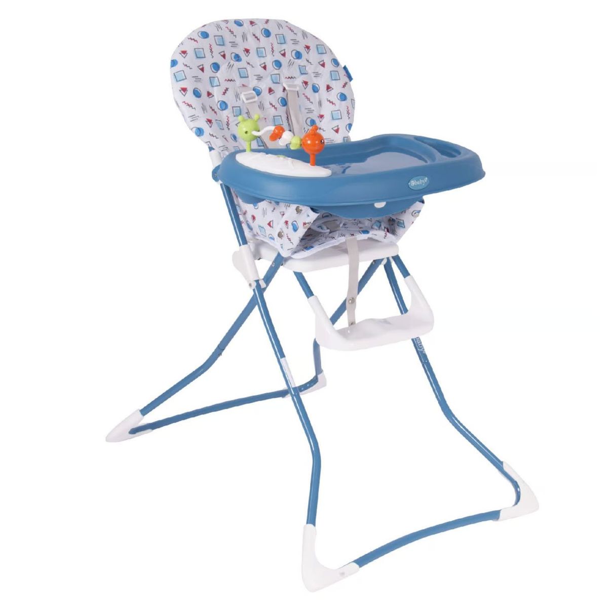 EBABY - Silla de Comer BADALA Plegable Azul