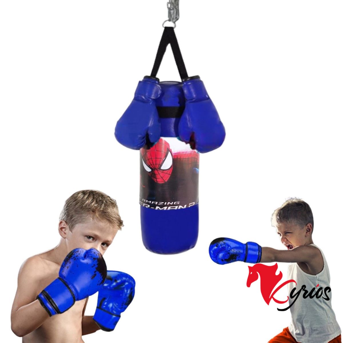 NO LOGO - Saco De Box + Guantes Para Niños