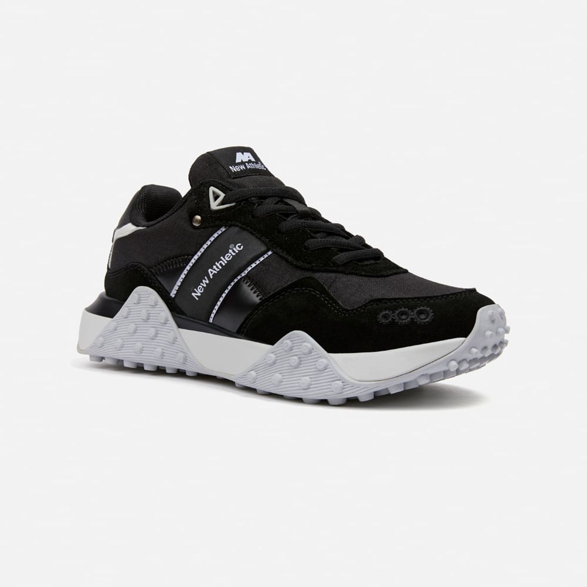 NEW ATHLETIC - Zapatillas New Athletic Lifestyle Lumox158 Negro Con Gris Mujer