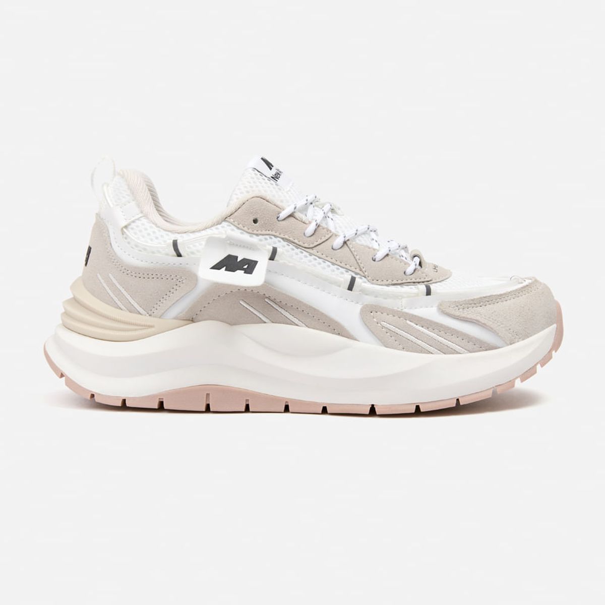 NEW ATHLETIC - Zapatillas New Athletic Lifestyle Rubbing160 Beige Con Crema Hombre