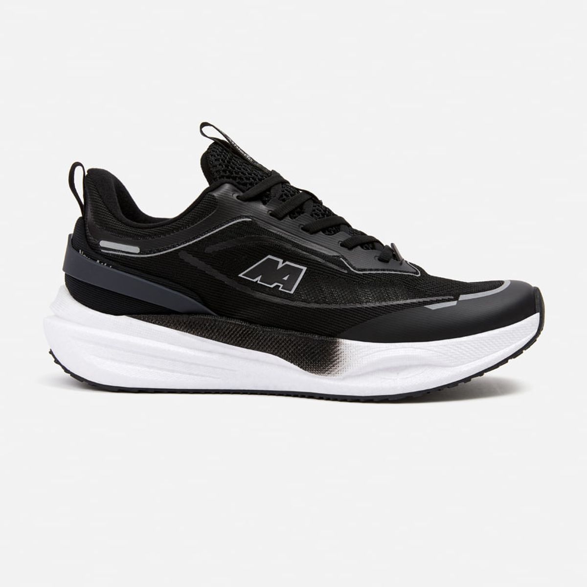 NEW ATHLETIC - Zapatillas New Athletic Running Spoom127 Negro Con Blanco Hombre