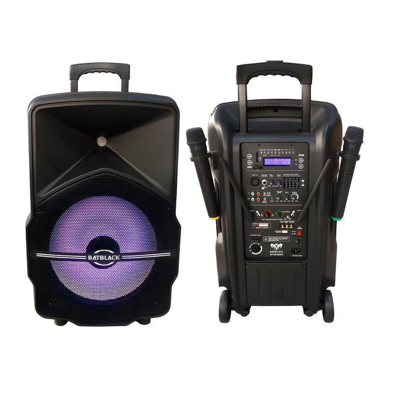 BATBLACK - PARLANTE AMPLIFICADO 15″ 3000W BATBLACK BT-5315A6-2