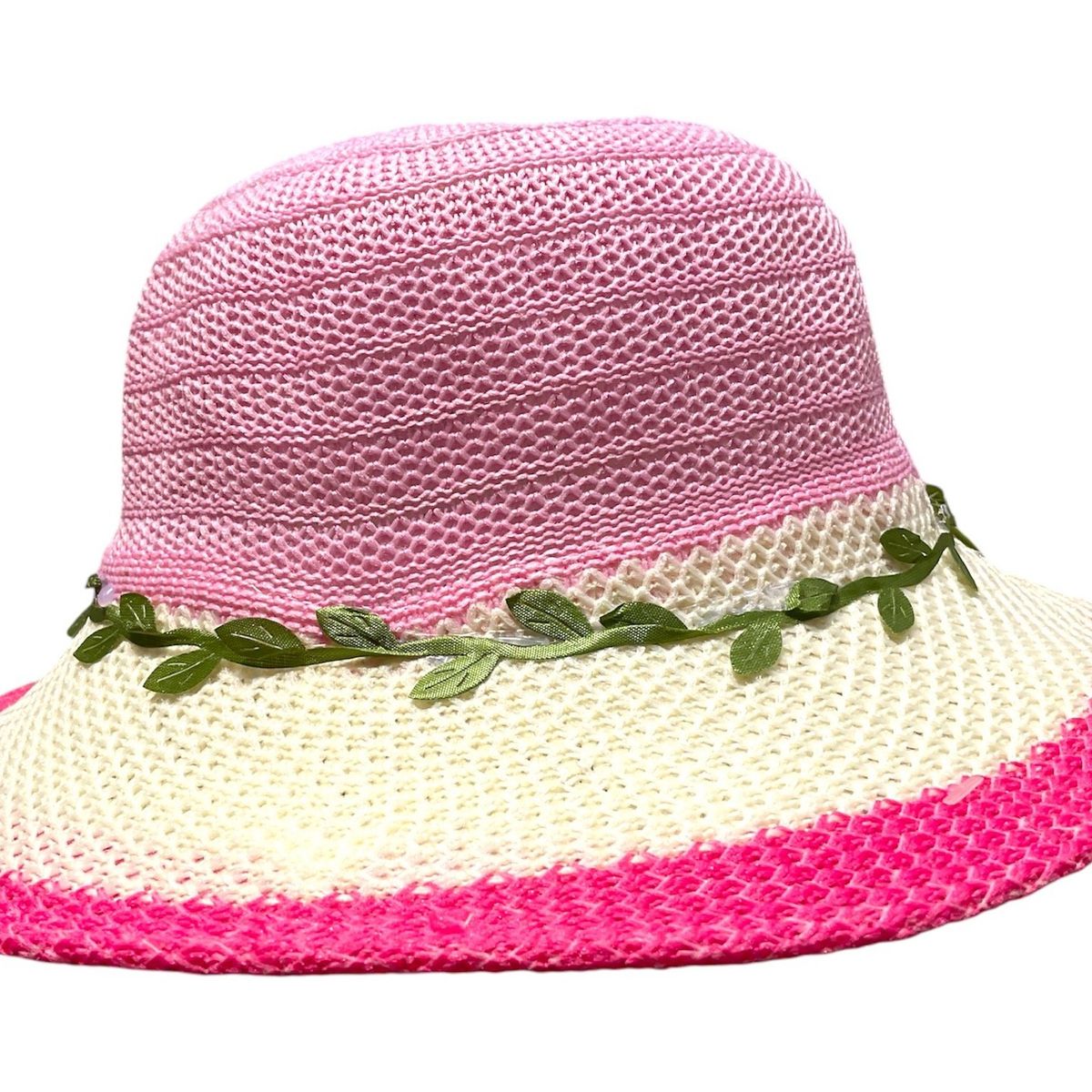 GENERICO - Hermoso Sombrero de Niña de Abeja Gorro Sol Redondo Verano Rosa