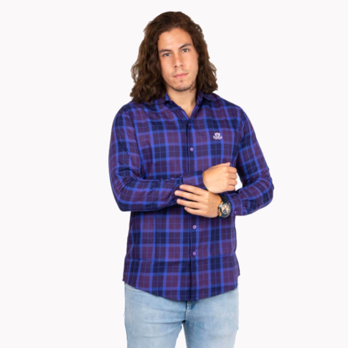 GENERICO - Camisa Manga Larga Piero Biani Hombre Algodon Pima