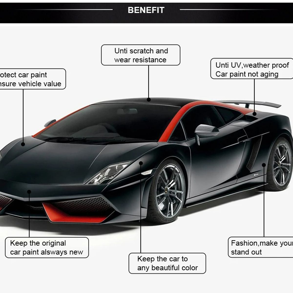 GENERICO - Cinta 6D Vinil Fibra de carbono10CMX5M