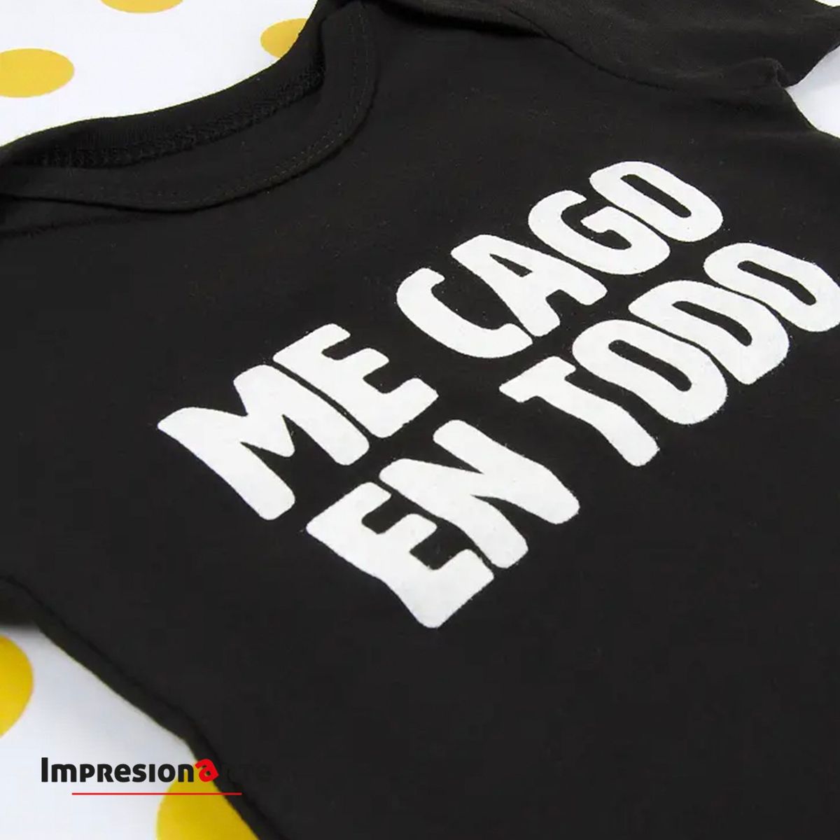 IMPRESIONARTE - Body Bebe Manga Larga Me cago en todo