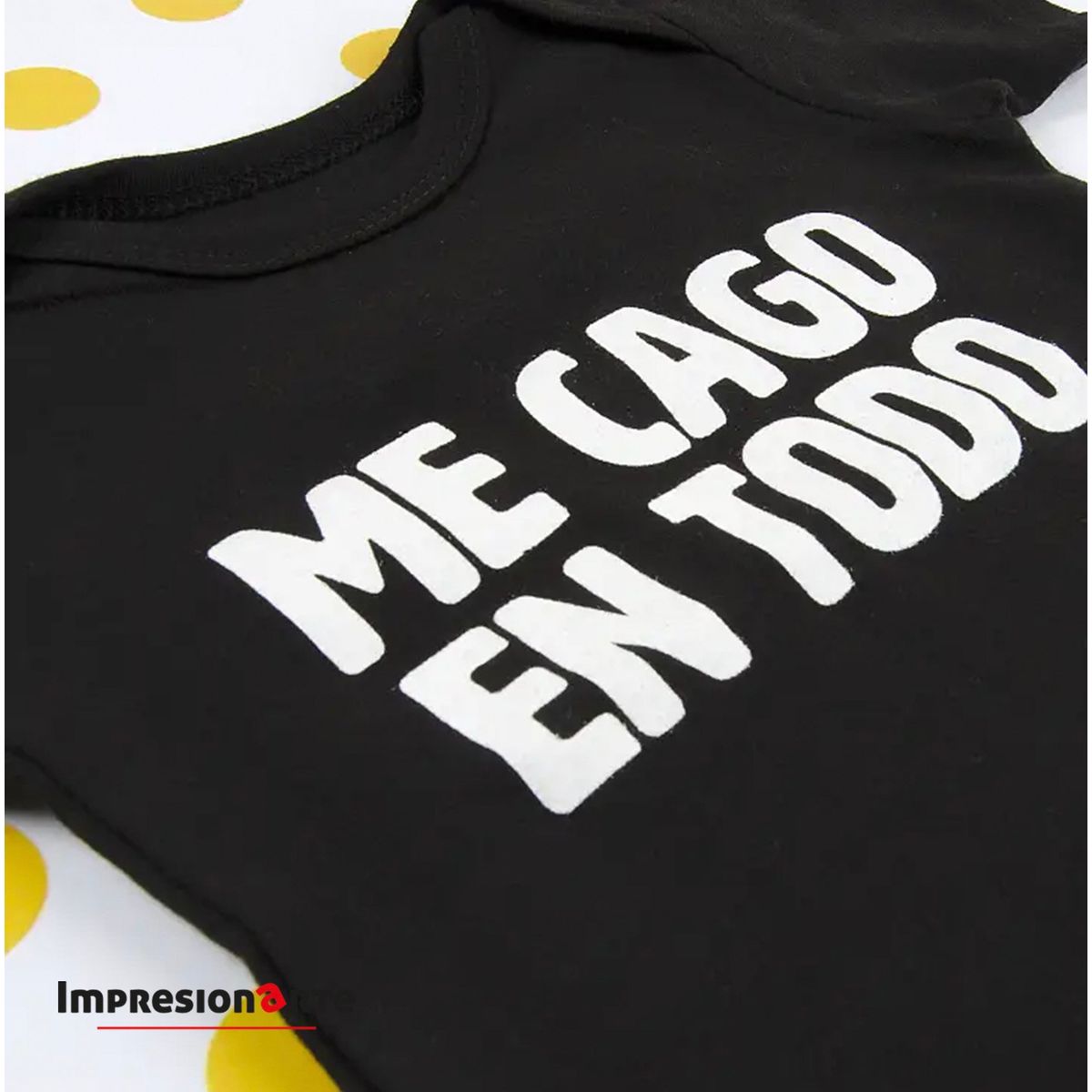 IMPRESIONARTE - Body Bebe Manga Larga Me cago en todo