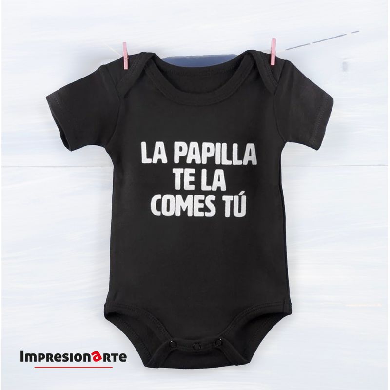 IMPRESIONARTE - Body Bebe Manga Larga Papilla Gracioso