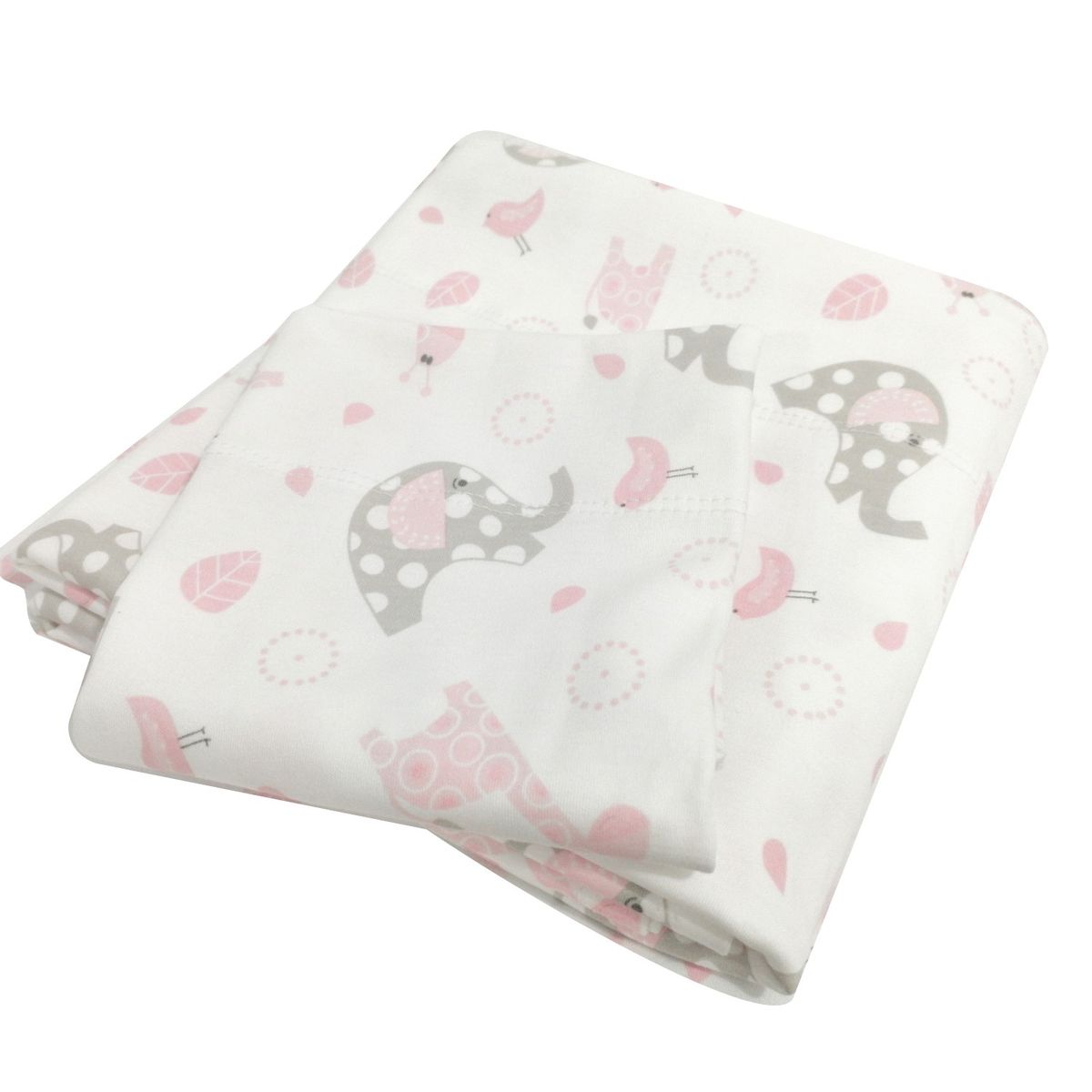 BLAUHOUSE - Sabanas Bebe Cuna 100% Algodón Animalitos Rosados