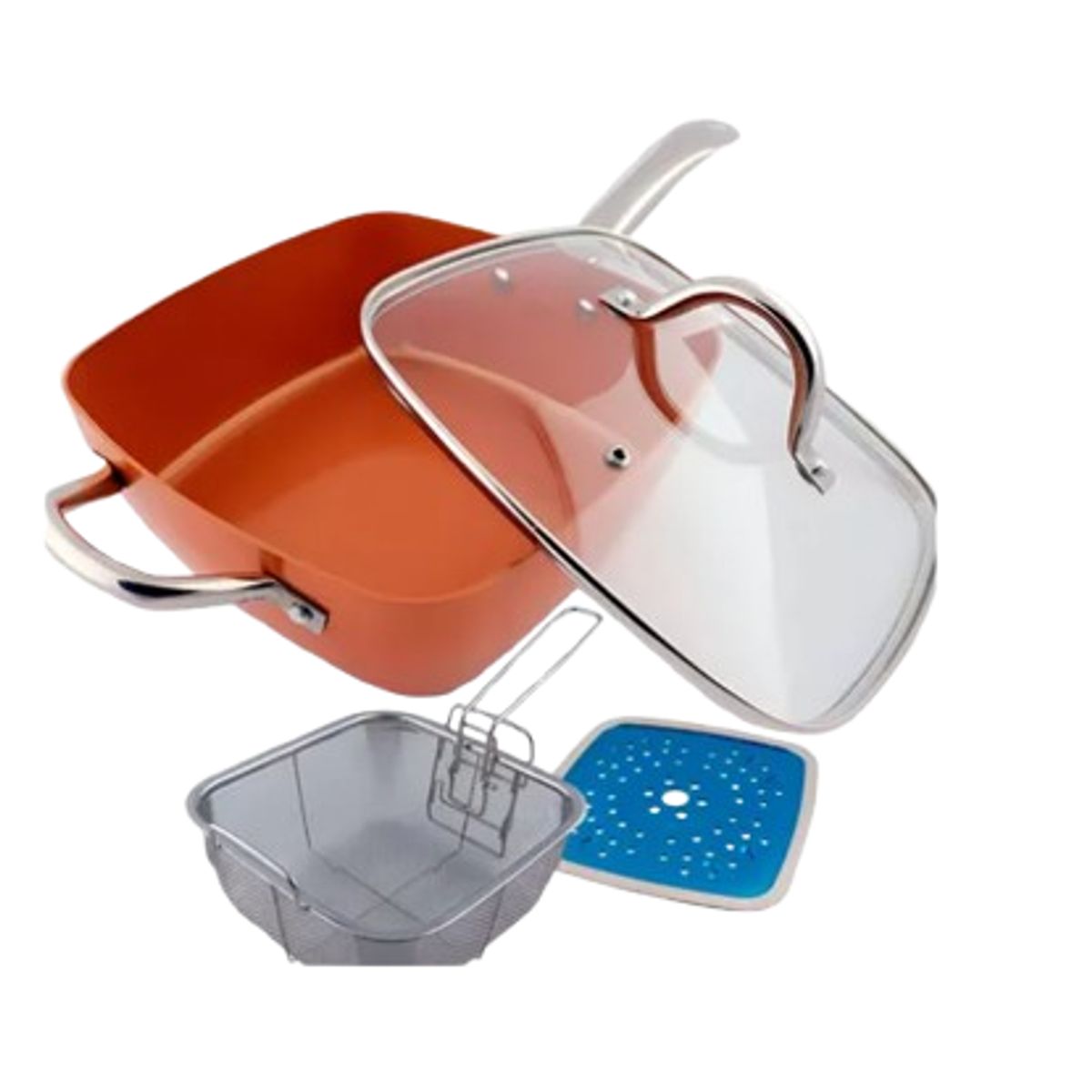 VALESKA - SARTEN CACEROLA - COPPER CHEF 11.5