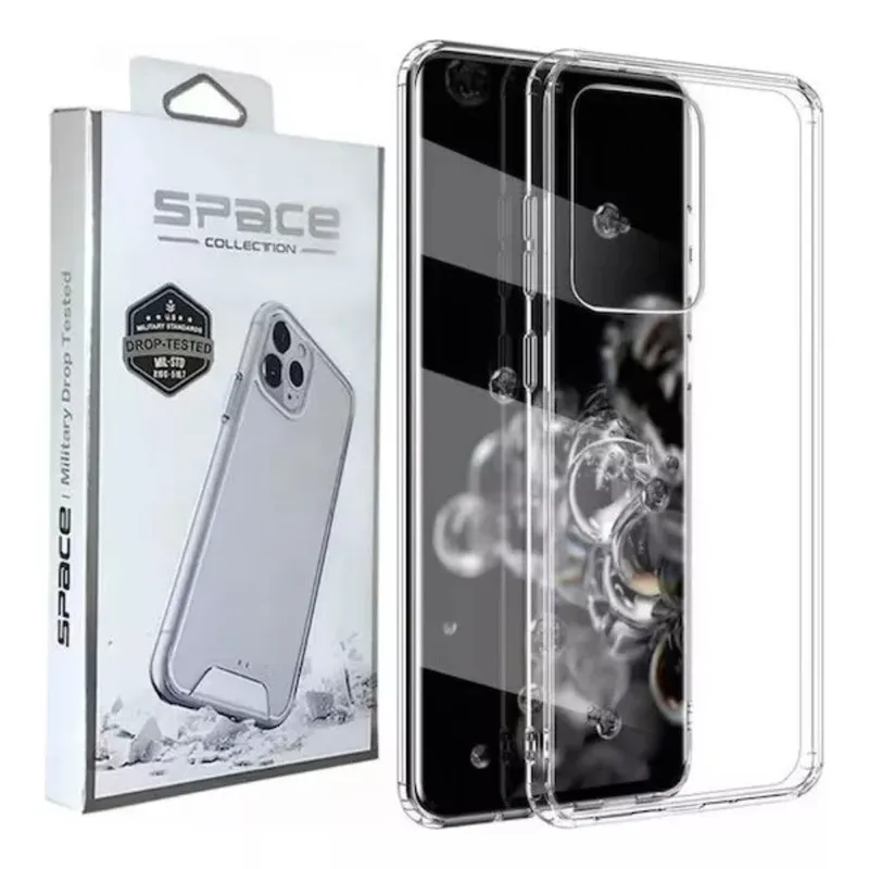 SPACE - Case Space AntiCaida para iPhone 15 Pro Transparente