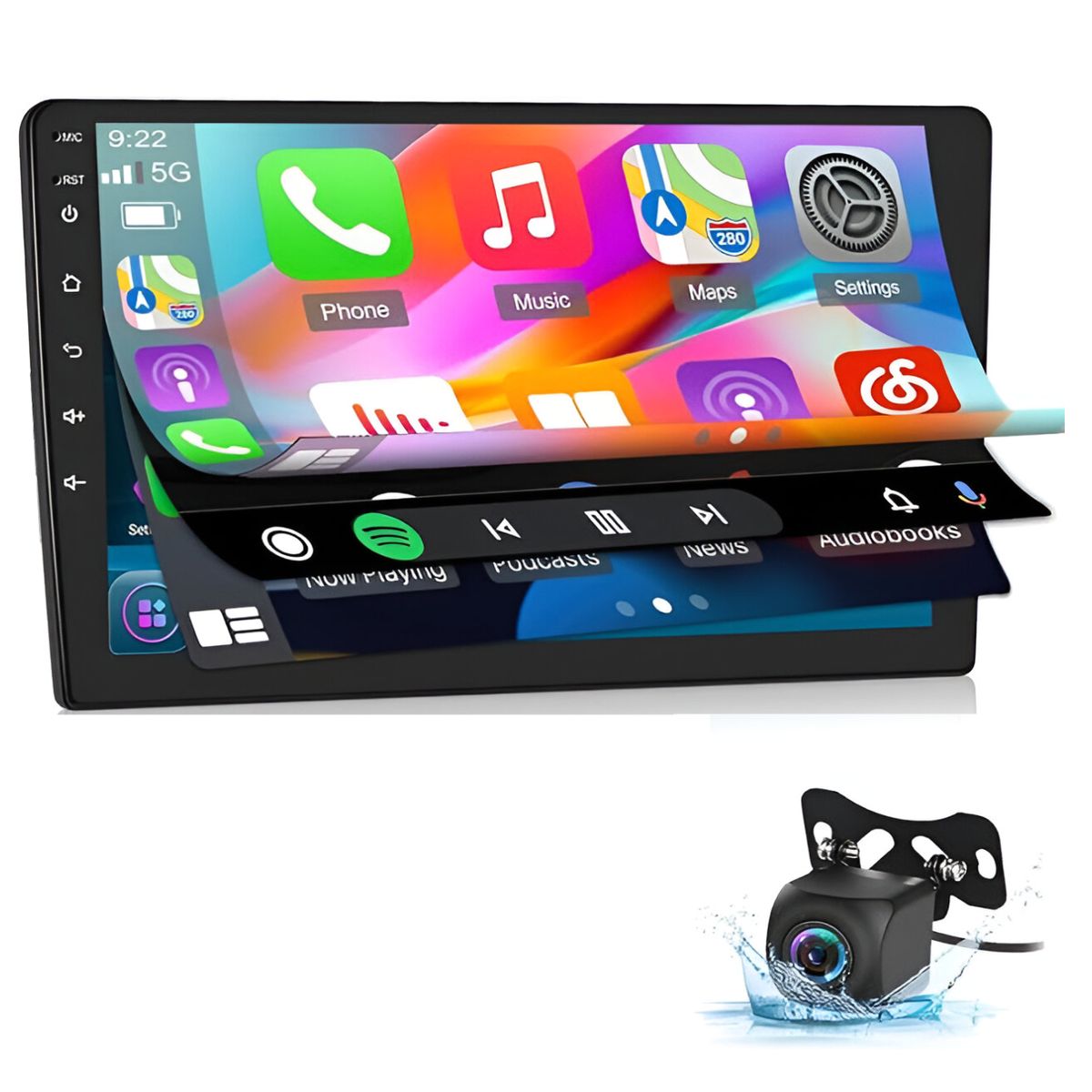 GENERICO - Auto Radio Android Naviplay 9Pulg Top Series Carplay Usb Bt Wi