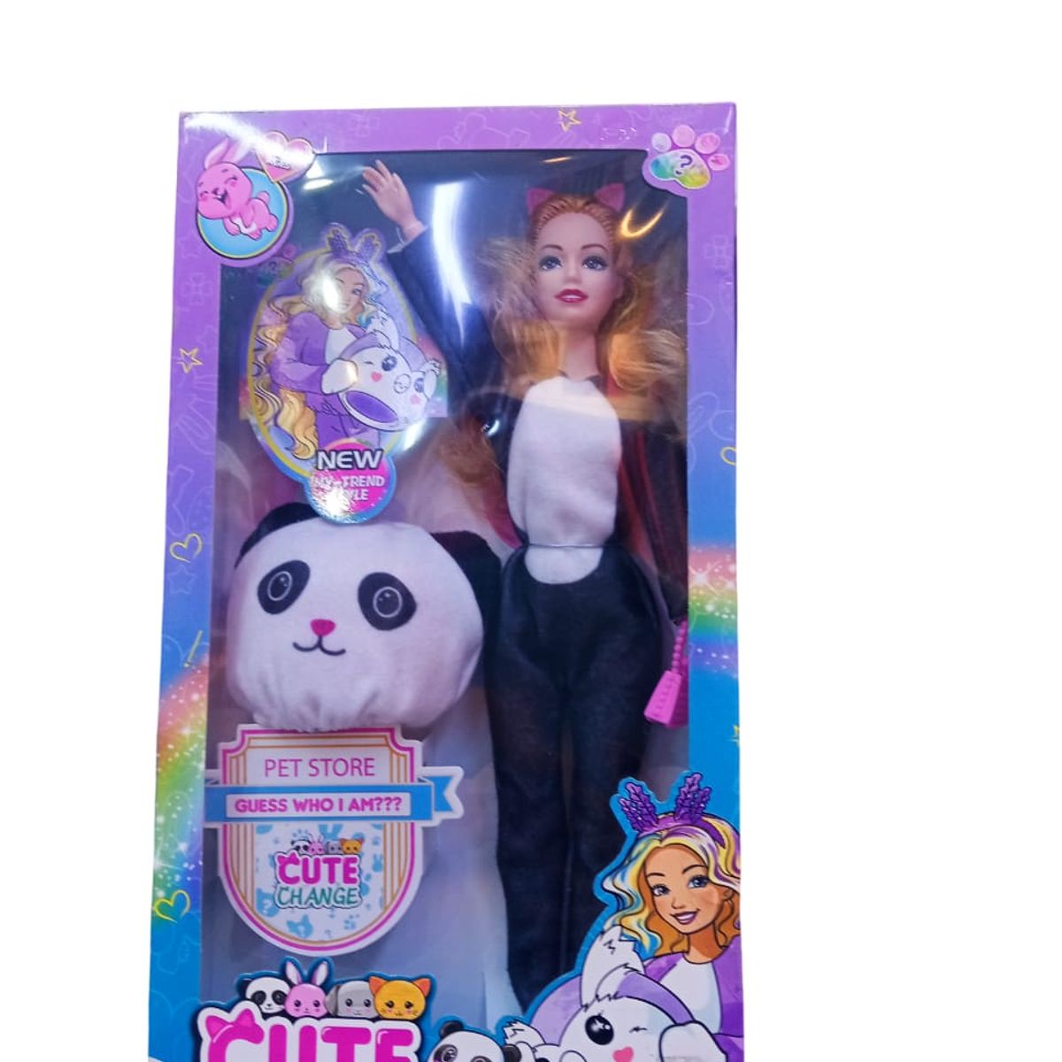 GENERICO - MUÑECA CUTE CHANGE DISFRACES OSITA