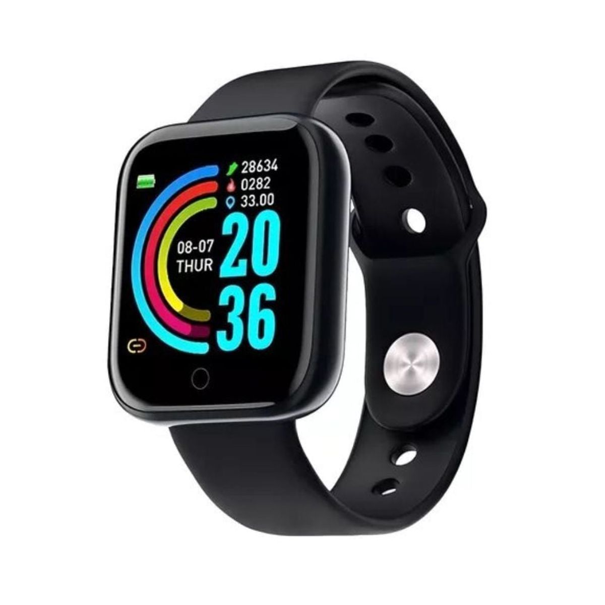 GENERICO - Smartwatch Bluetooth D20 Negro