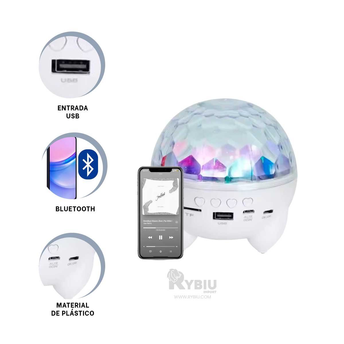 GENERICO - Proyector de Luces para Divertirse Blanco Y+Gift Stickers