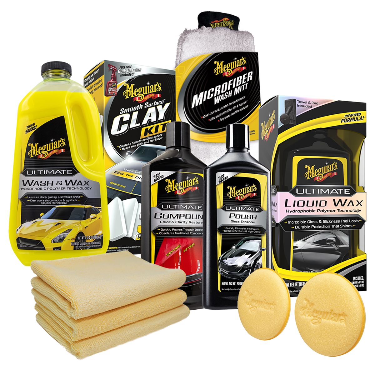 MEGUIARS - Meguiars Kit Full Detailing 5 Pasos