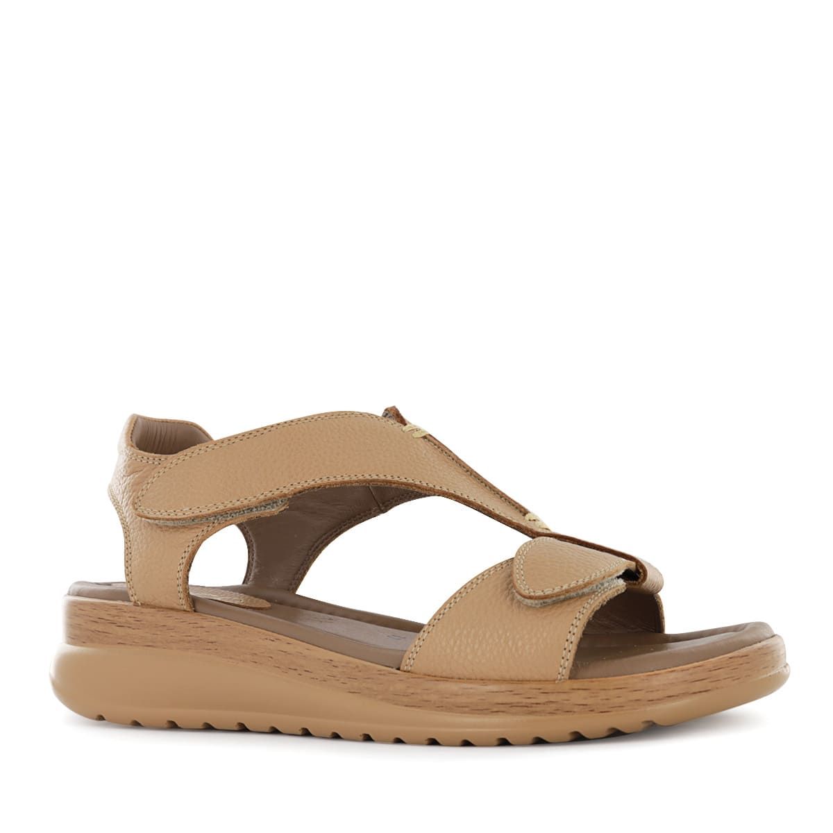 ECCO - Sandalias Mujer Ecco Wasi02 Camel Cuero Natural