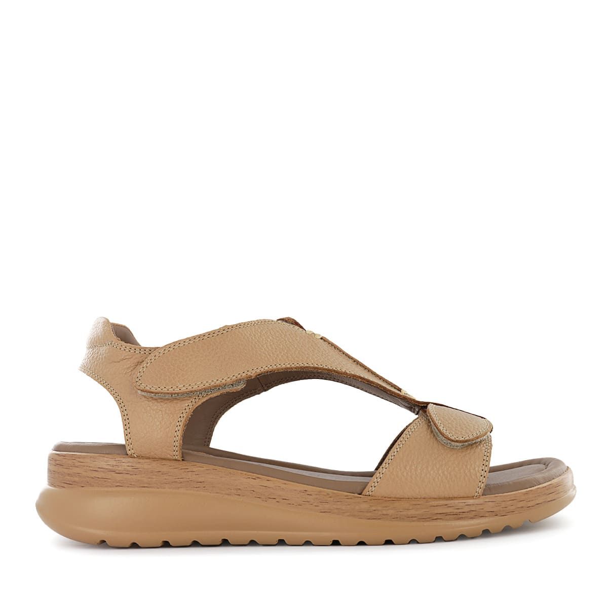 ECCO - Sandalias Mujer Ecco Wasi02 Camel Cuero Natural