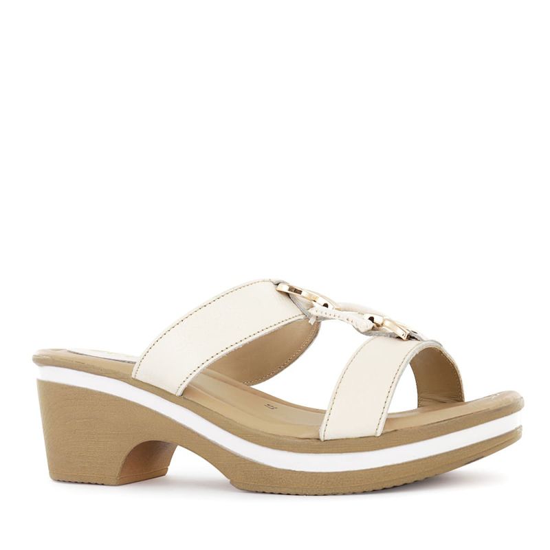ECCO - Sandalias Mujer Ecco Alina27 Marfil Cuero Natural