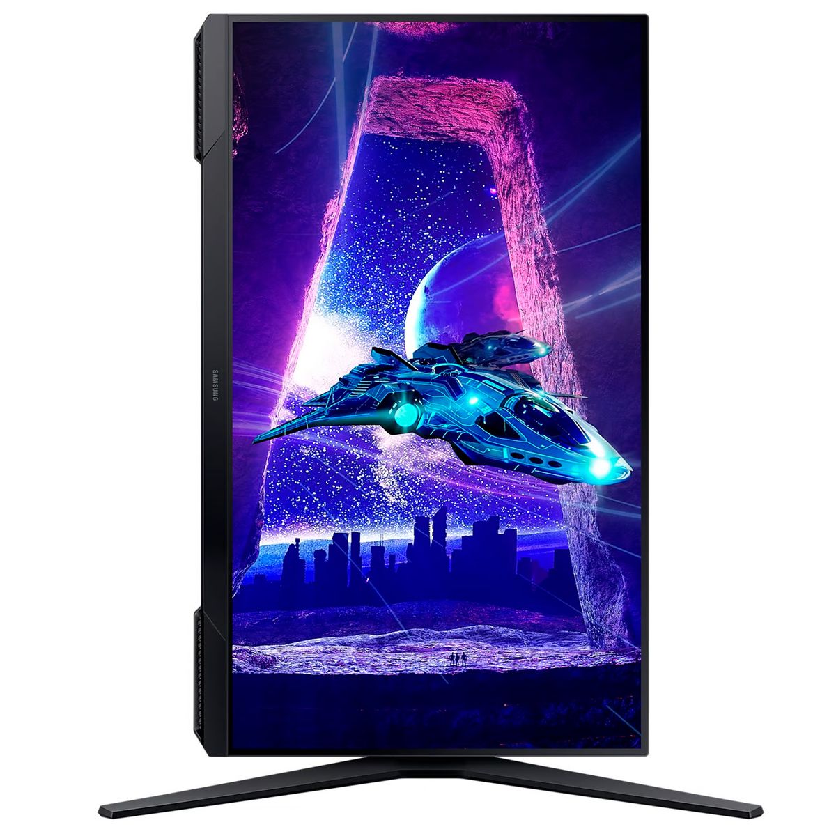 SAMSUNG - Monitor plano gaming SAMSUNG Odyssey G3 24 FHD VA 180Hz 1ms HDMI