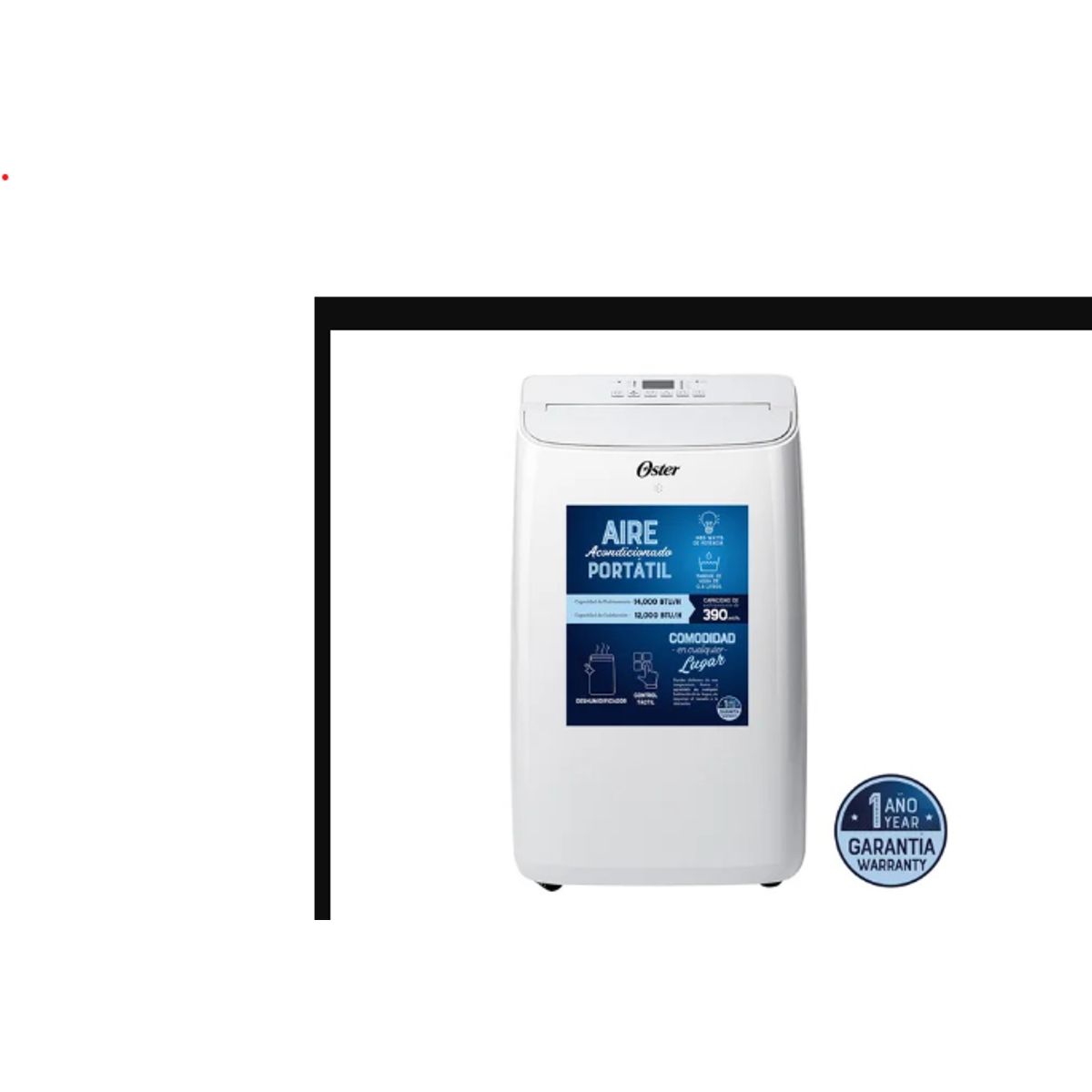 OSTER - Aire acondicionado Portátil Oster PACPOR1412FWE