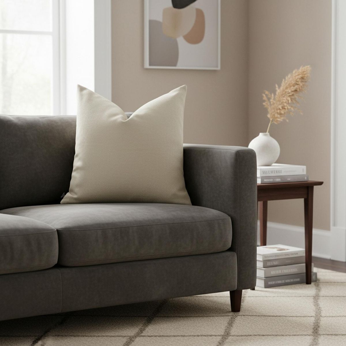 MAP DESIGN HOME - Funda de Cojin Nature Beige 50x50cm