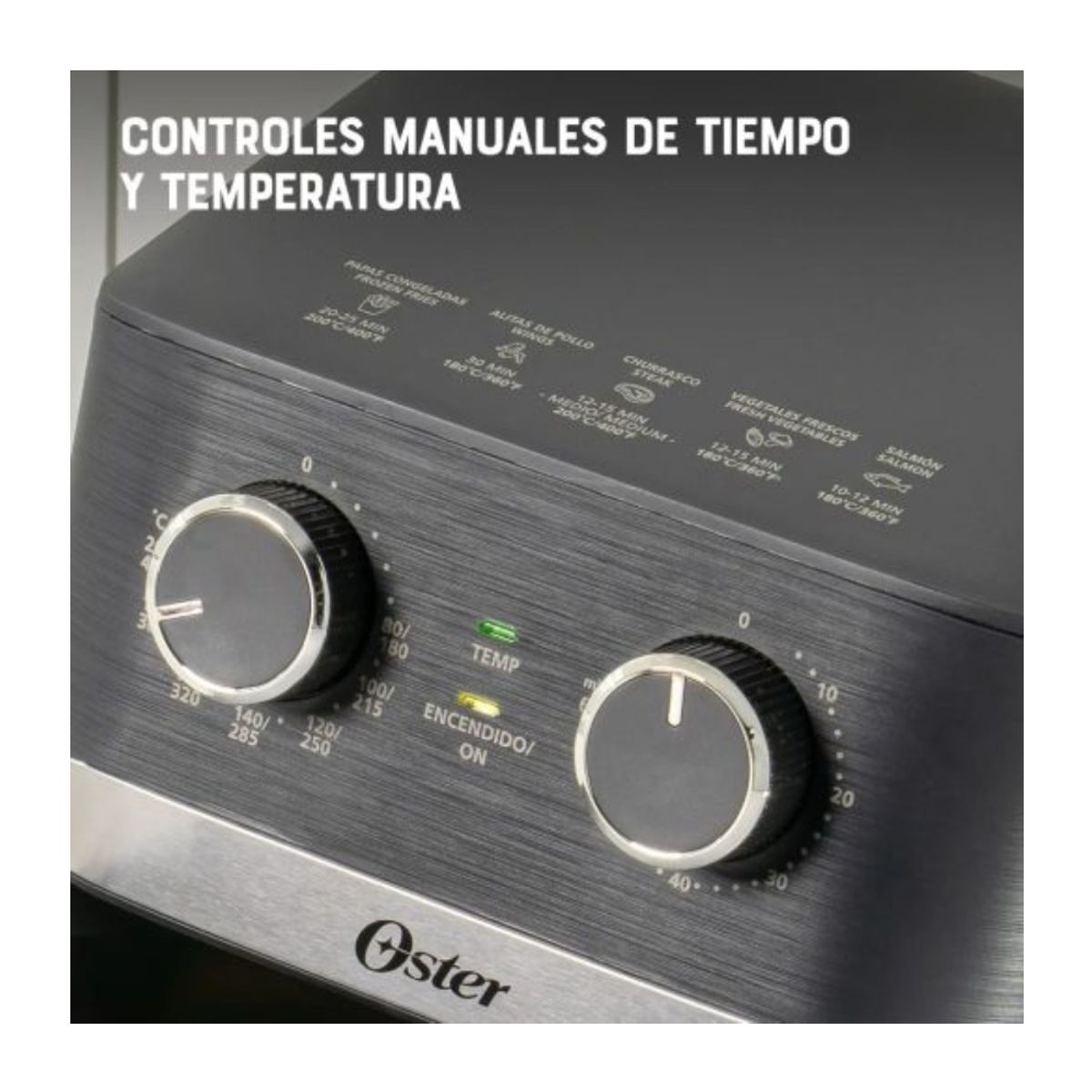 OSTER - Freidora de Aire Manual Oster® 4L CKSTAF401MDF
