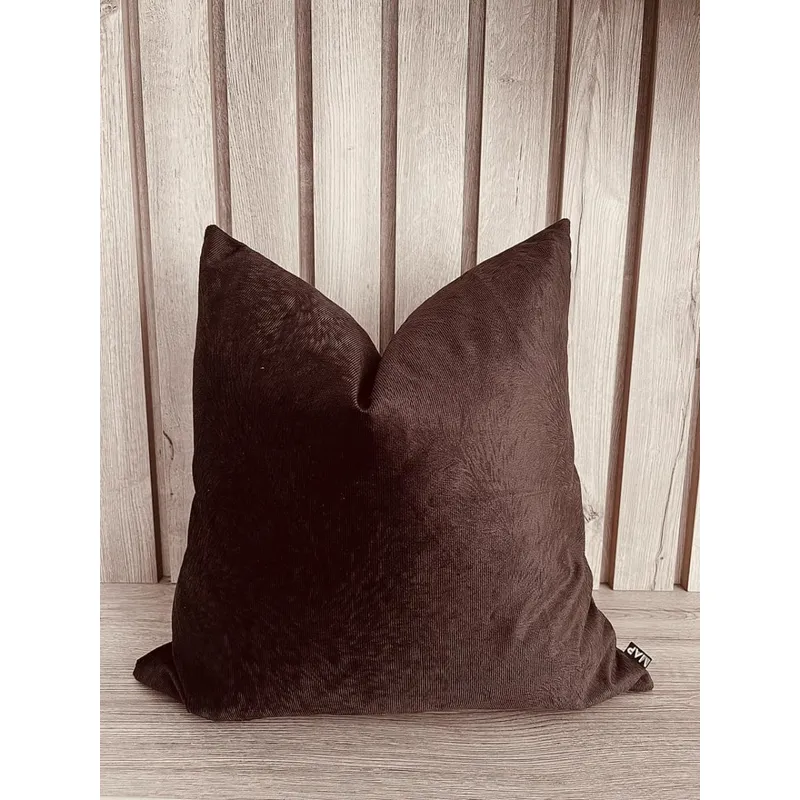 MAP DESIGN HOME - Funda De Cojin Madri Chocolate 50 x 50 cm