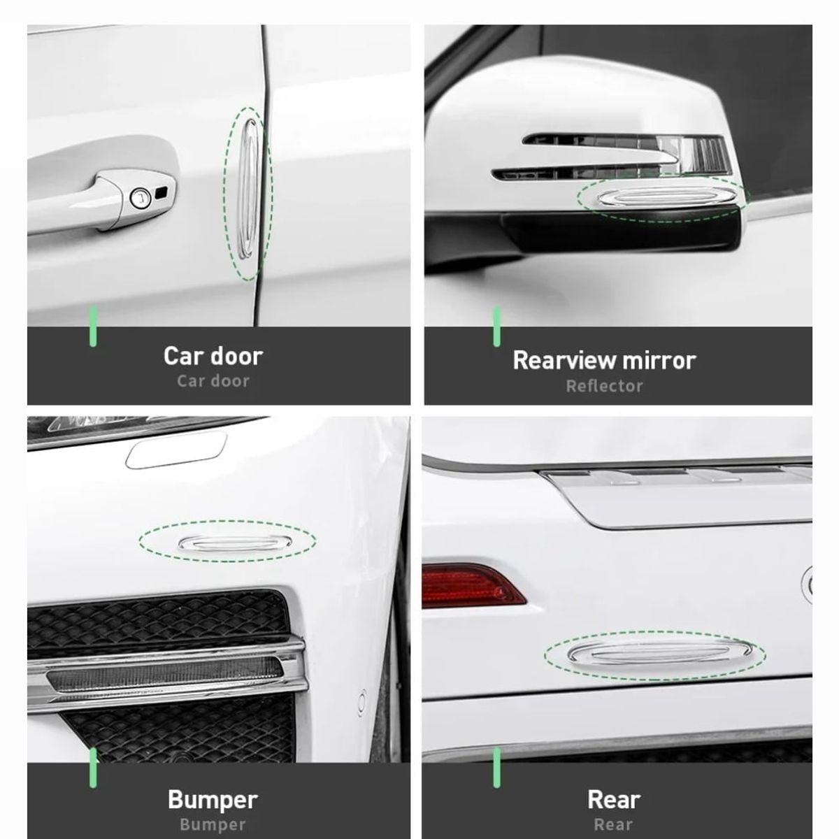 BASEUS - Protector Invisible Airbag Bumper para Puerta de Coche