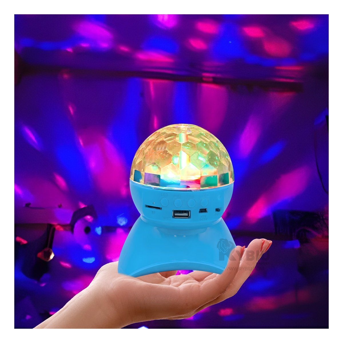 GENERICO - Luminador muy Hermoso y Comodo en Celeste Y+Ligas de Regalo