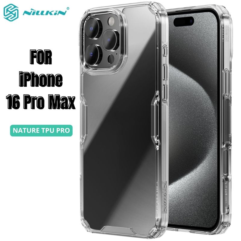 NILLKIN - Case Nillkin Nature Clear - iPhone 16 Pro Max