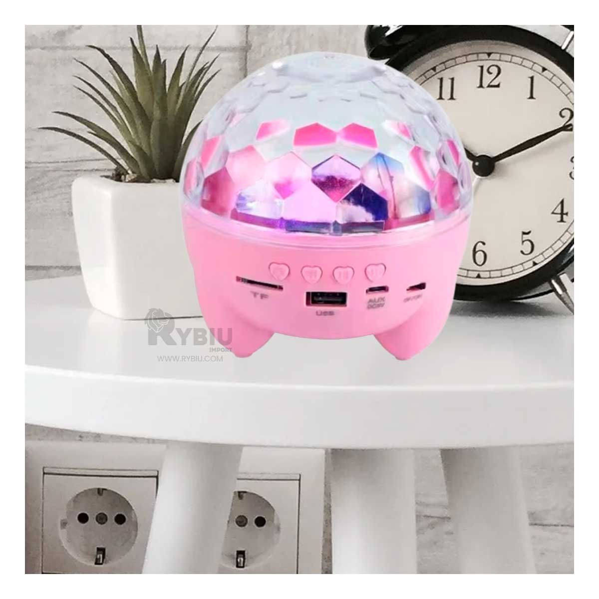 GENERICO - Proyector Moderno y Estetico Rosado Y+Papel de Regalo