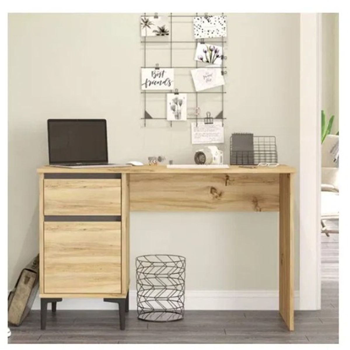 NACION MUEBLES - ESCRITORIO DE OFICINA MINIMALISTA LEO NM