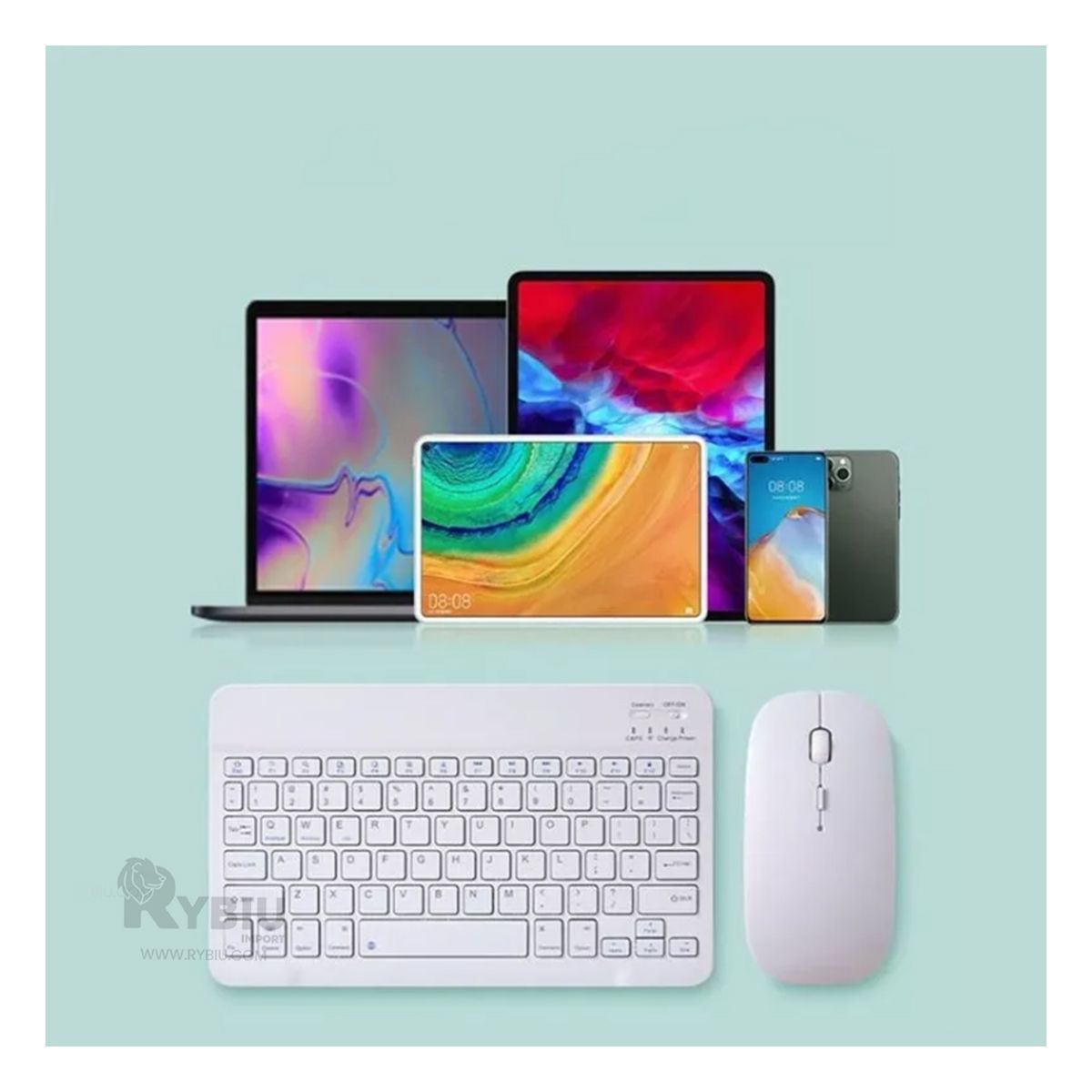 GENERICO - Kit Multi Dispositivo de Color Blanco Y+Regalo Agendita