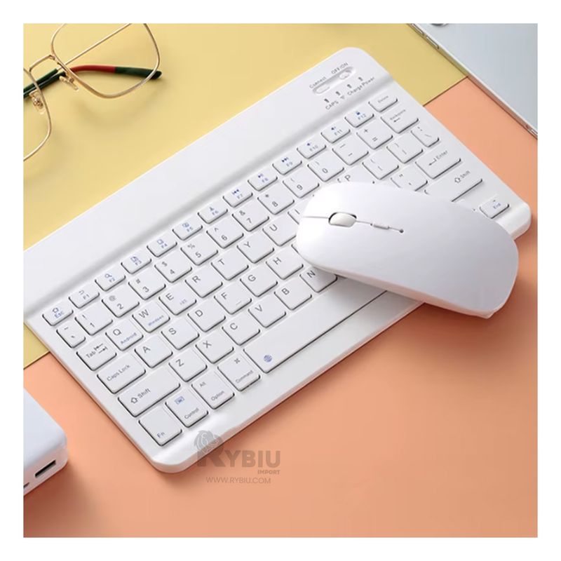 GENERICO - Kit con Conexión Bluetooth en Color Blanco Y+Regalo Stickers