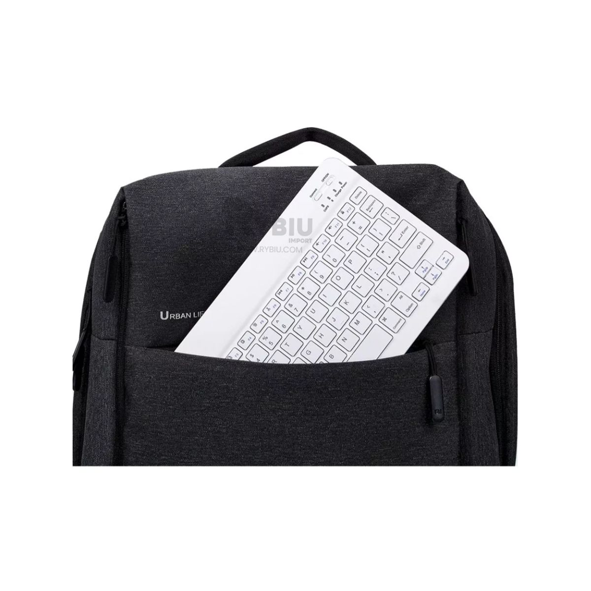 GENERICO - Set Portatil Mouse y Teclado Tono Blanco Y+Gift MiniAgenda