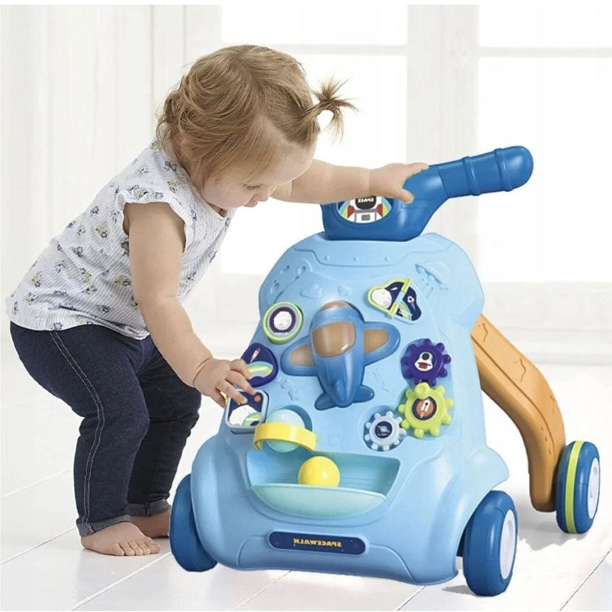 SM - Caminadora Bebé Musical Andador Actividades Lúdicas