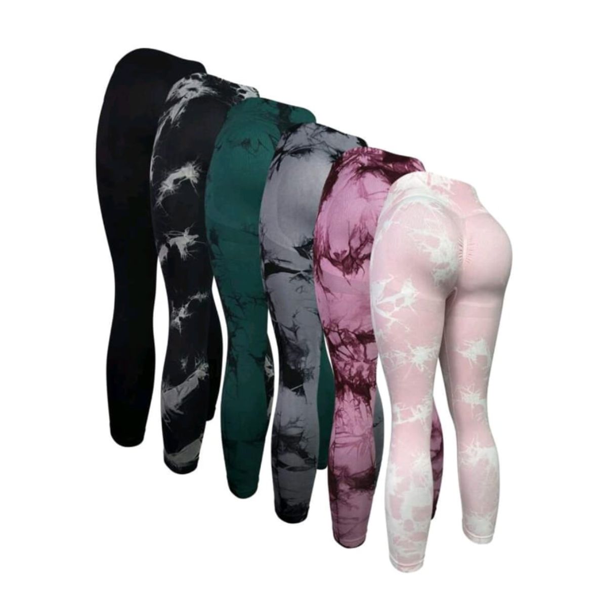 GENERICO - SHEIN Leggings deportivos con estampado de tie dye