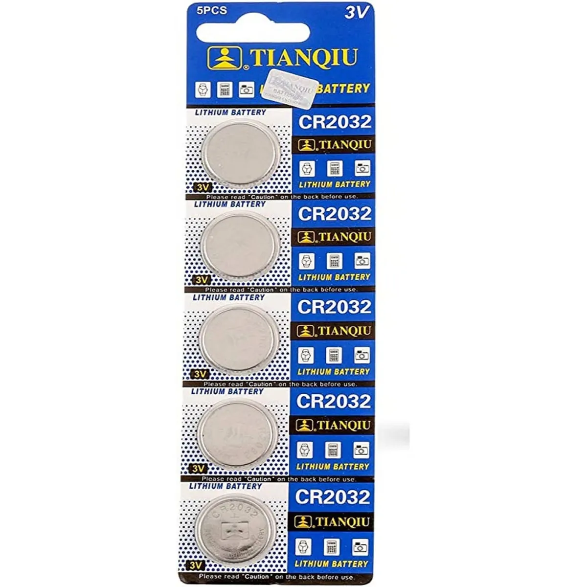 OEM - Pilas CR2032 de 3V Pack x 5unid para computadora y otros