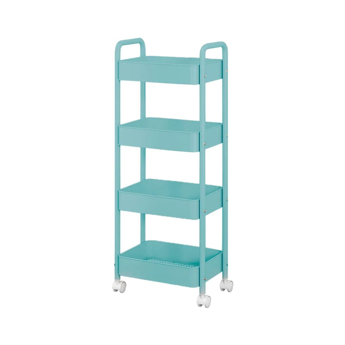 INSPIRA - Carrito de Almacenamiento Multiusos 4 Niveles con Ruedas