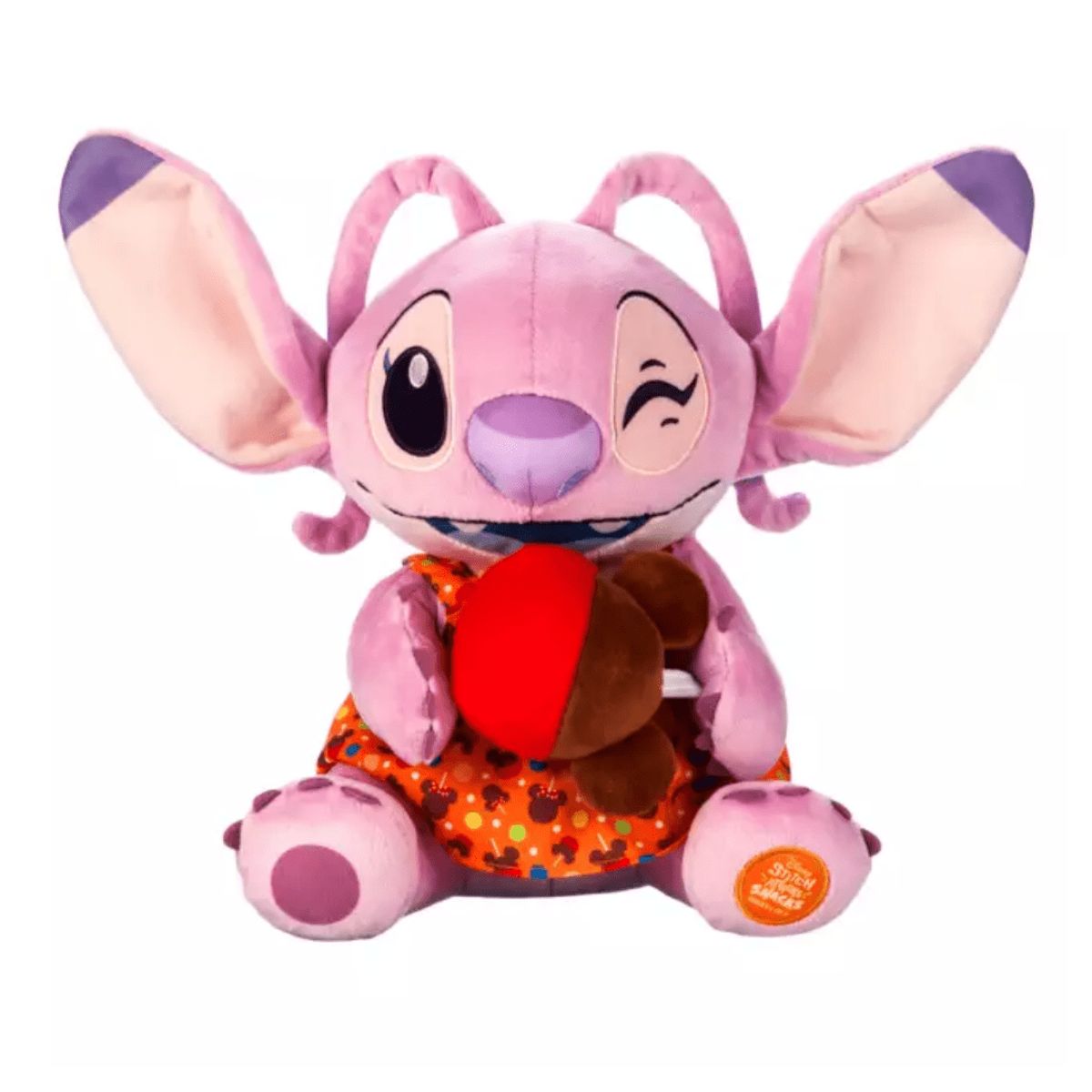 DISNEY - Peluche Stitch Angel Snacks Manzana Dulce Disney Store