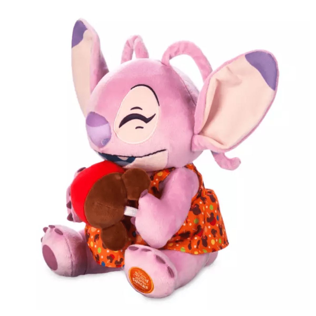 DISNEY - Peluche Stitch Angel Snacks Manzana Dulce Disney Store
