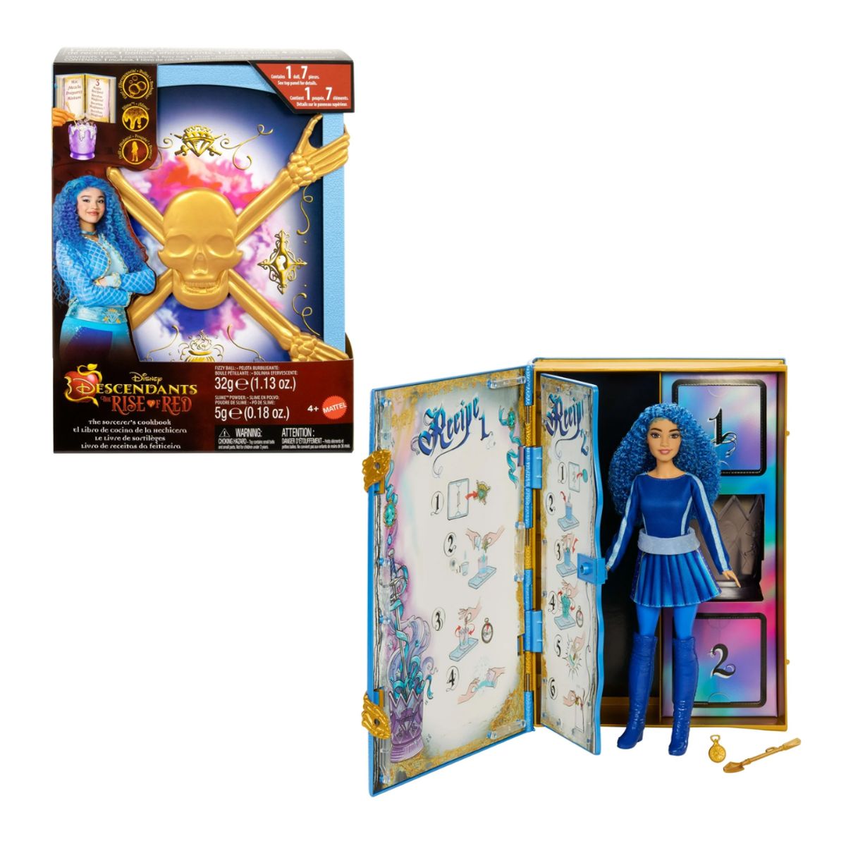 DISNEY - Muñeca Princesa Chloe Charming y su libro de cocina