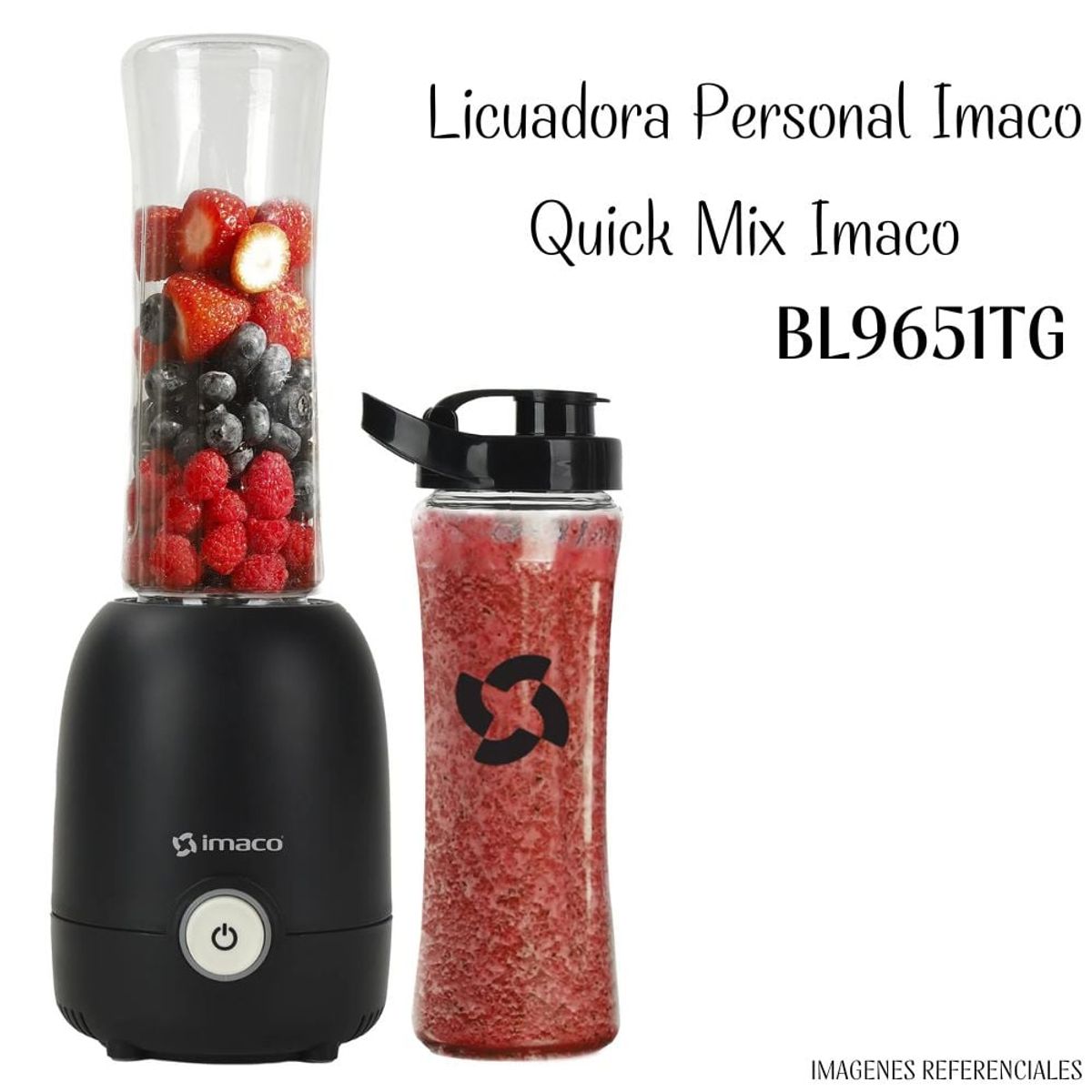 IMACO - Licuadora Personal Quick Mix Imaco - BL9651TG