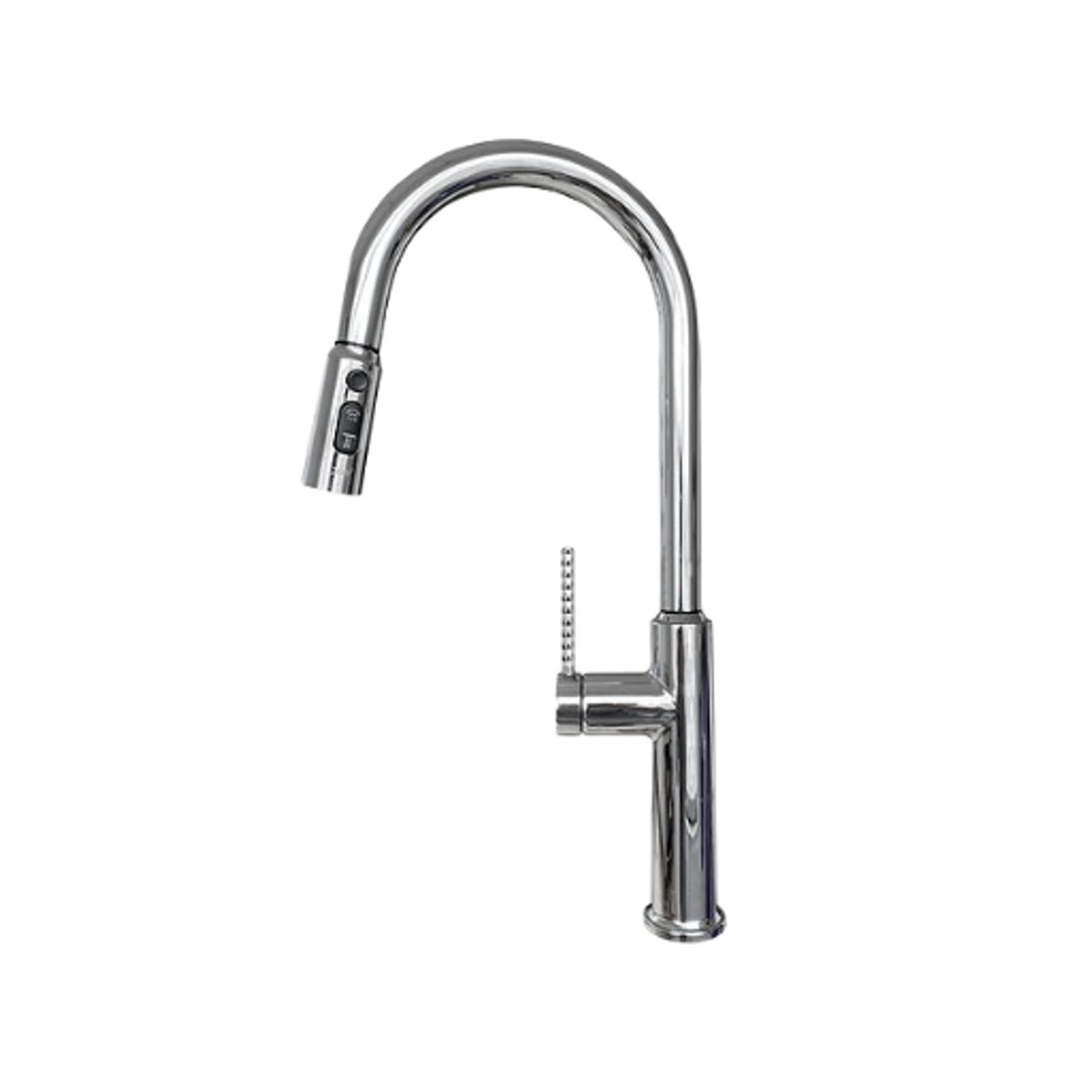 XM - MEZCLADORA DE COCINA EXTRAÍBLE AL MUEBLE CROMADO MC01076