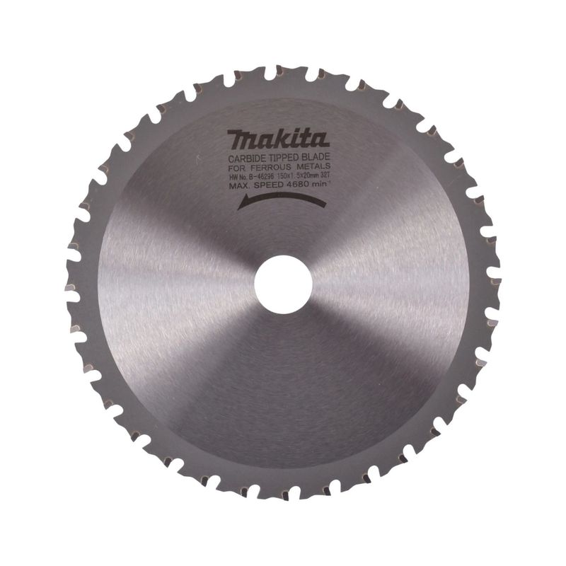 MAKITA - DISCO SIERRA PARA ACERO 32 D 150 x 20.0 x 1.50mm. B-46296 - MAKITA