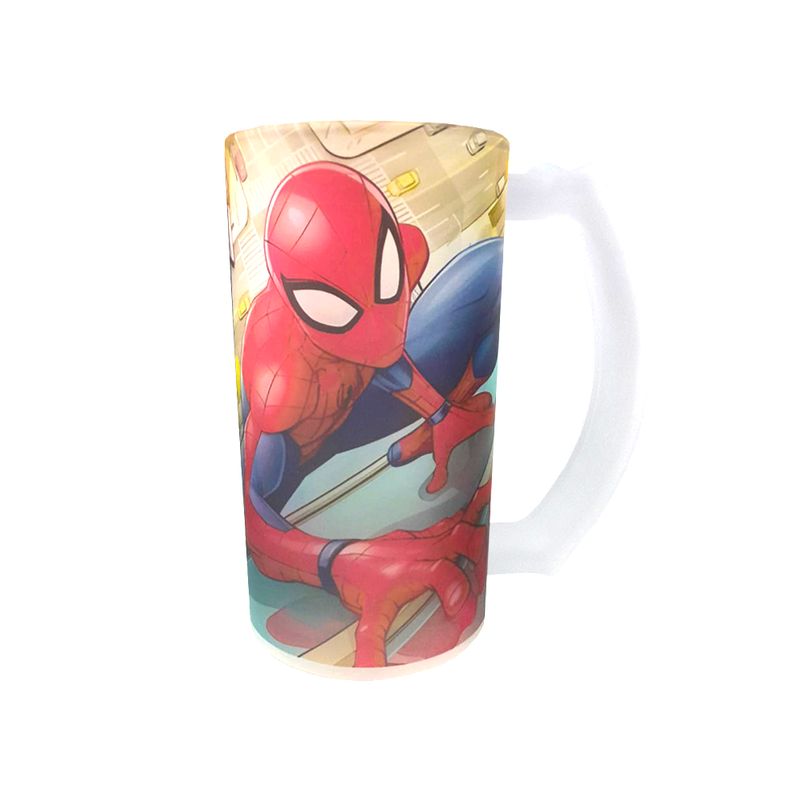 GENERICO - Taza Vidrio Spiderman Pared